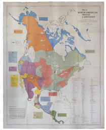 Map of North American Indian Languages
