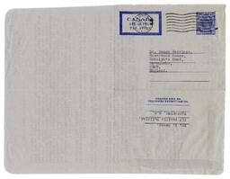 Letter from Racey to Harrison, Jul. 16, 1948 (verso)