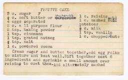 Festive Cake [recto and verso]