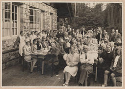 Group photo taken outside