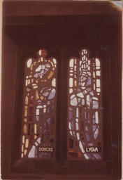 Church Interior - Dorcas and Lydia Stained Glass Windows