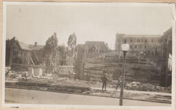 Exterior photo of church construction