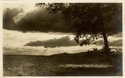 A stormy sunset, English Bay, Vancouver, B.C. (Front)