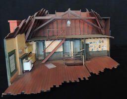 Diary of Anne Frank model left view
