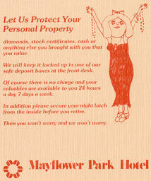Protect your personal belongings