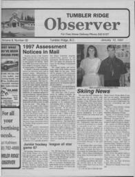 Tumbler Ridge Observer January 12, 1997