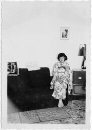 Mary wearing a kimono