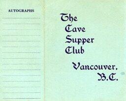 The Cave souvenir photograph 1940 (back)