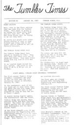 The Tumbler Times Vol.1 Ed.1 Page 1