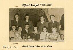 The Cave souvenir photograph 1945