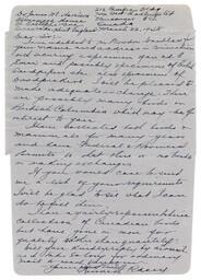 Letter from Racey to Harrison, Mar. 22, 1948 (recto)