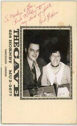 The Cave souvenir photograph 1960