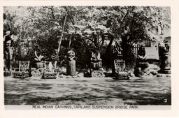 Real Indian Carvings, Capilano Suspension Bridge Park (Three) (Front)