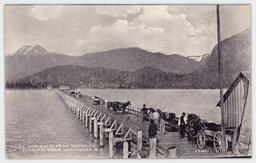 Mt. Garibaldi from Squamish Landing near Vancouver, B.C. - front: 
