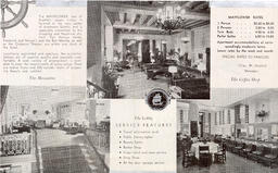 Hotel Mayflower red brochure (inside)