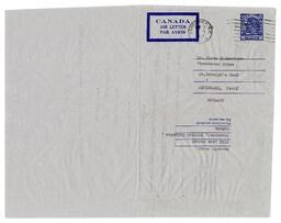 Letter from Racey to Harrison, Nov. 30, 1949 (verso)