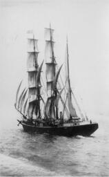 Ajax under sail [graphic materials]