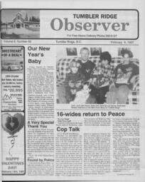 Tumbler Ridge Observer February 9, 1997