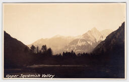 Upper Squamish Valley Postcard - front: 
