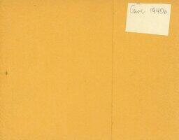The Cave souvenir photograph 1940 (folded)