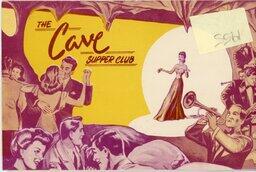 The Cave souvenir photograph 1955 (inner cover)