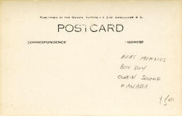 A glimpse of the Harding Memorial, Stanley Park, Vancouver, B.C. (Back)
