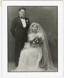 Hideo and Hisae's wedding photo