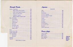 Arctic Club wine menu (inside pages)