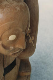 Bottom of the Beaver and Eagle Housepost