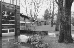 Exterior Landscape of First Nations Longhouse