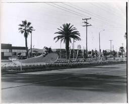 Street Installation in Newport Beach, California print