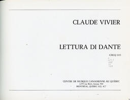 Lettura di Dante